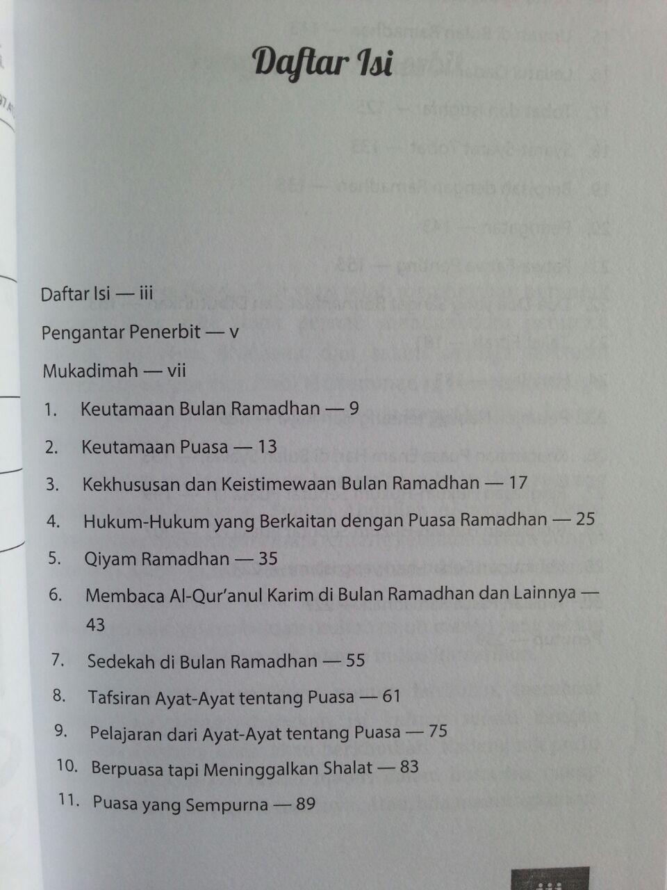 Buku Risalah Ramadhan Materi Kultum Sebulan isi 2