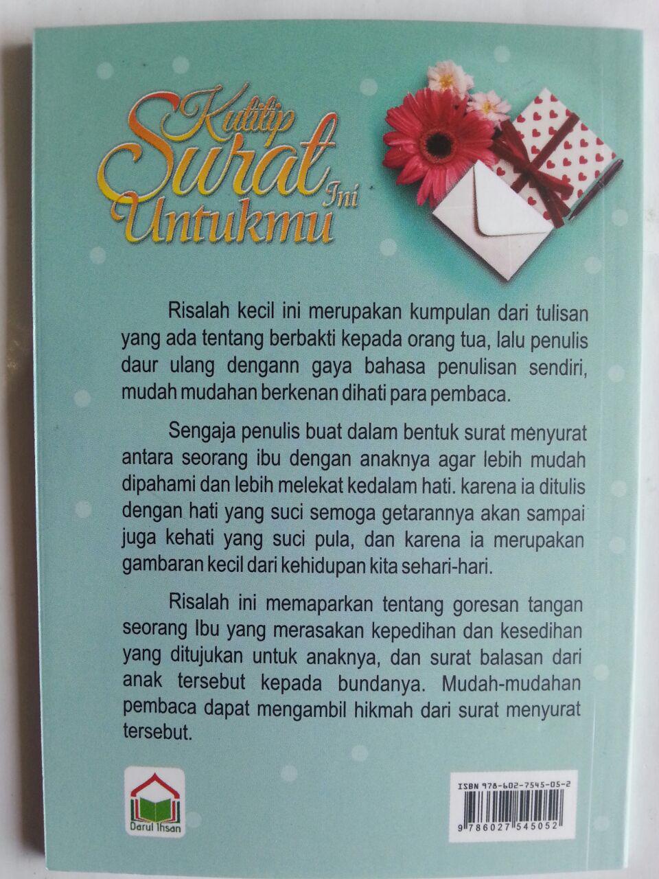 Buku Saku Kutitip Surat Ini Untukmu cover