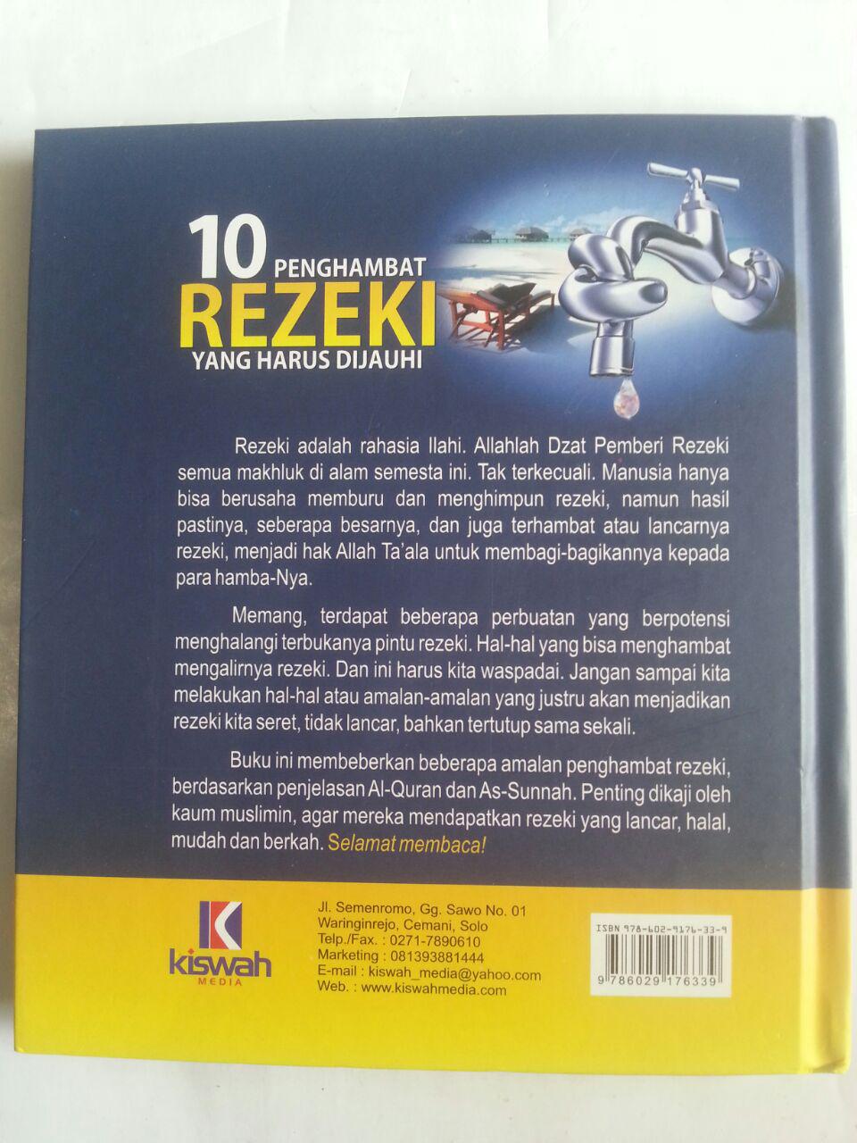 Buku 10 Penghambat Rezeki Yang Harus Dijauhi cover
