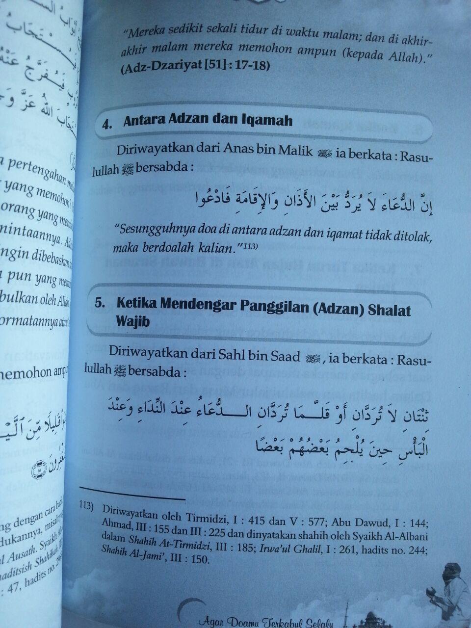 Buku Agar Doamu Terkabul Selalu Panduan Praktis Doa Mustajab isi