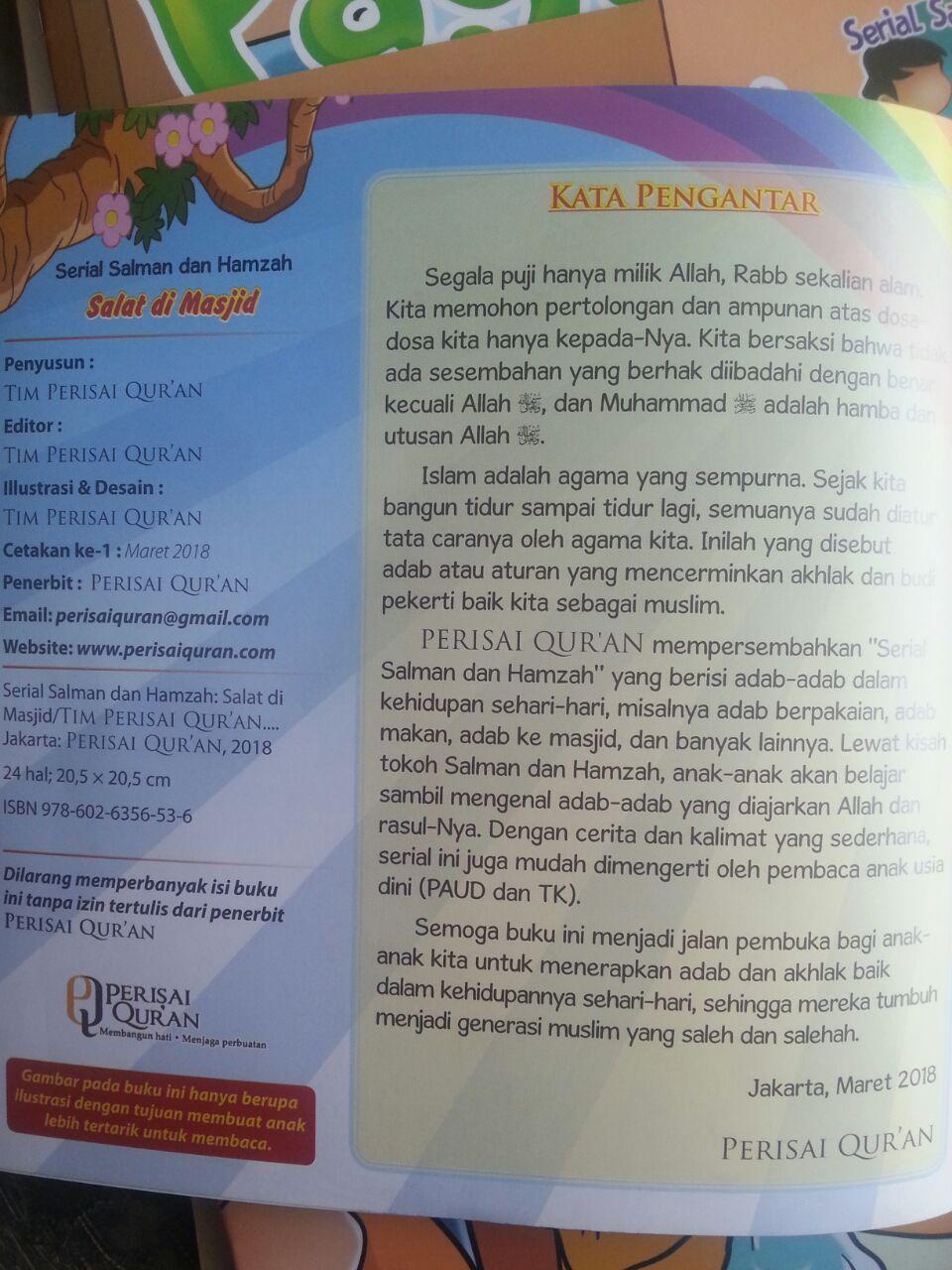 Buku Anak Serial Salman Dan Hamzah isi