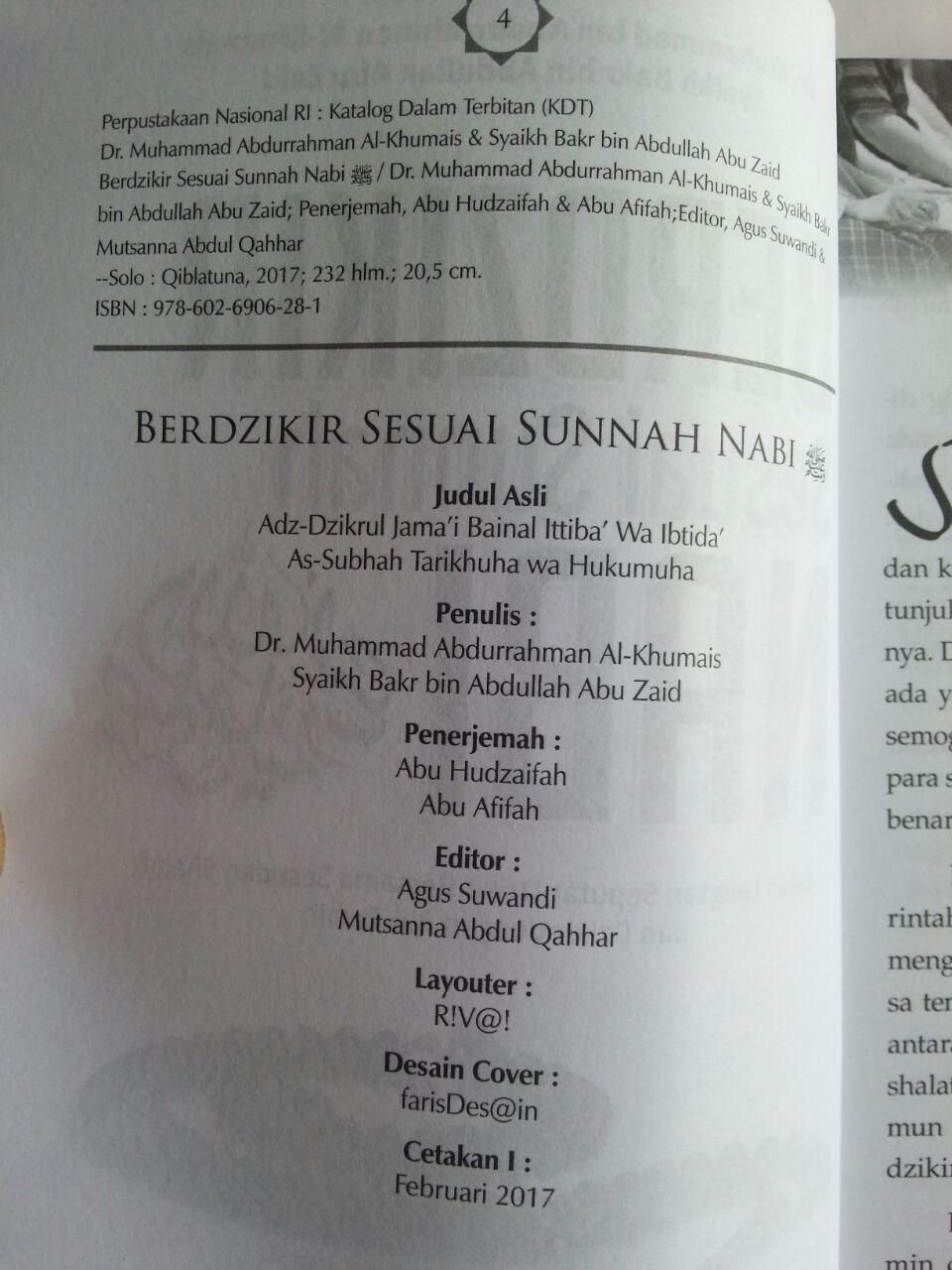 Buku Berdzikir Sesuai Sunnah Nabi Kajian Lengkap Seputar Dzikir Bersama isi 2