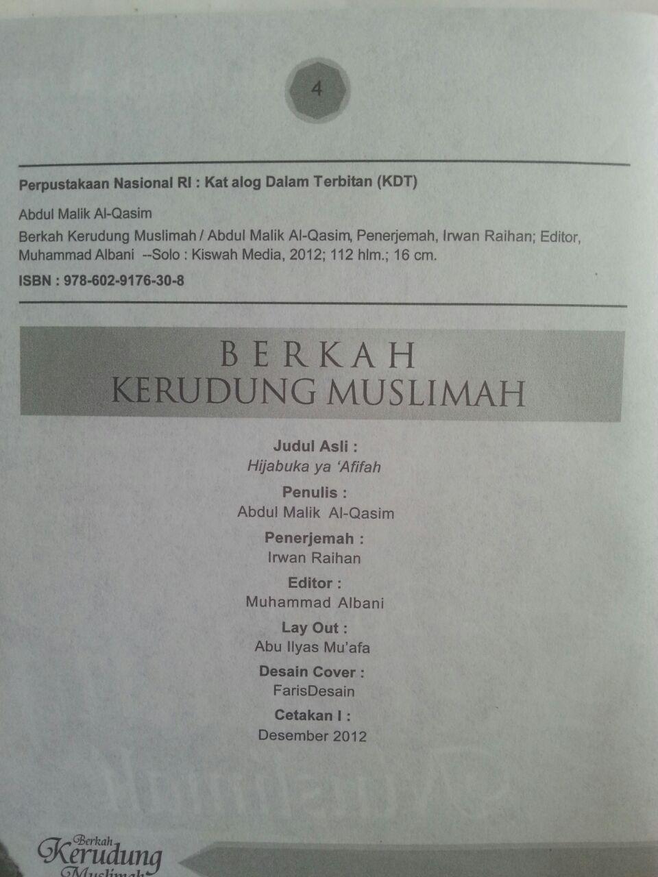 Buku Berkah Kerudung Muslimah Beragam Manfaat Berjilbab isi 2