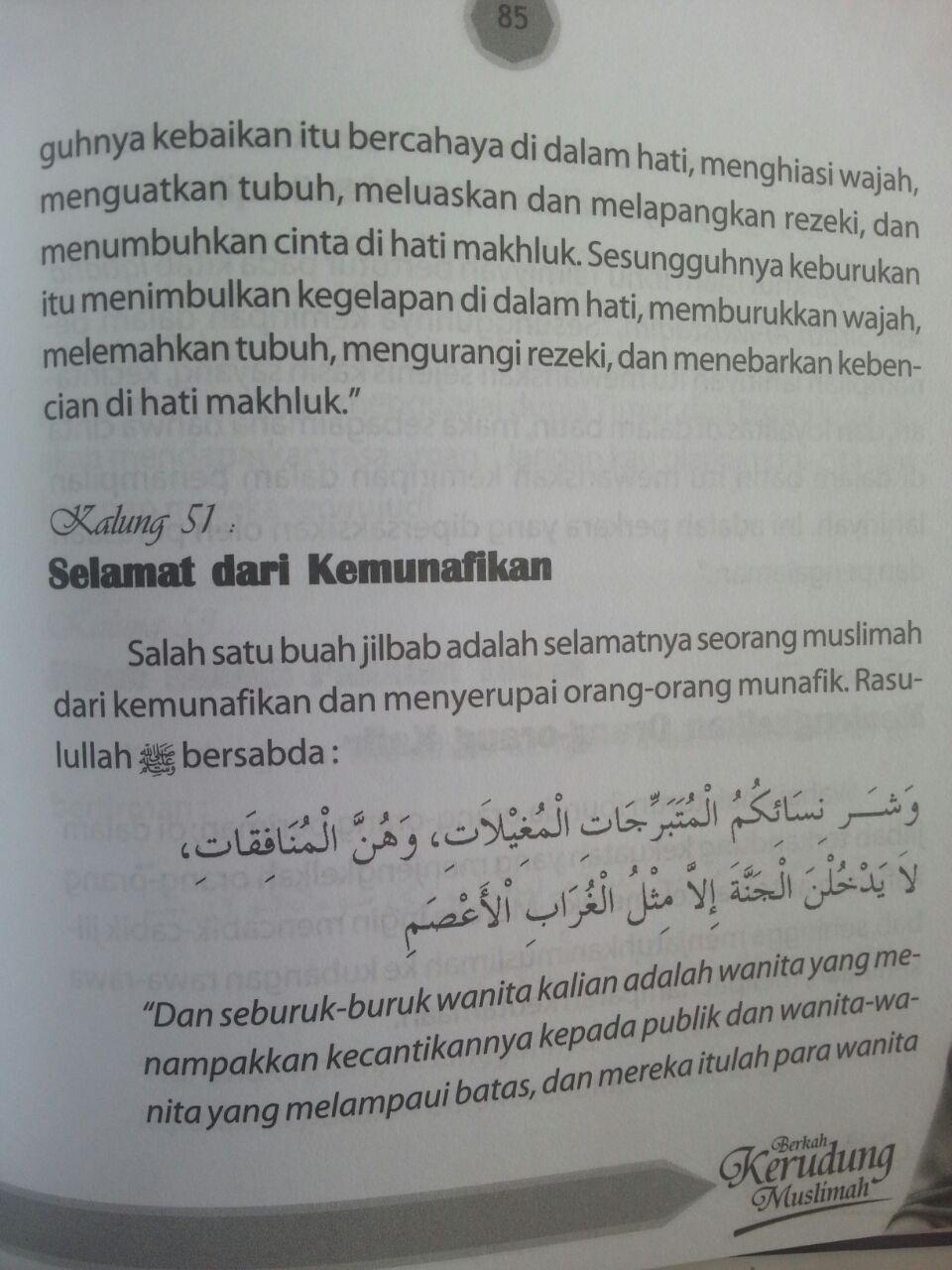 Buku Berkah Kerudung Muslimah Beragam Manfaat Berjilbab isi 3