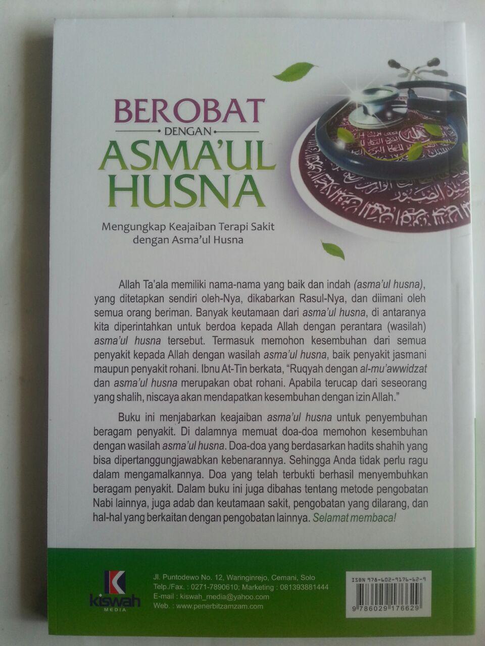 Buku Berobat Dengan Asmaul Husna Keajaiban Terapi cover