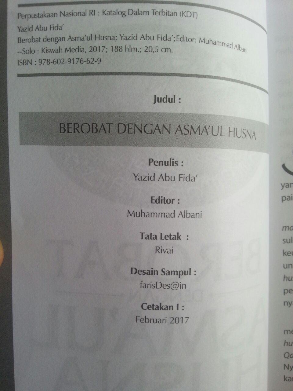 Buku Berobat Dengan Asmaul Husna Keajaiban Terapi isi