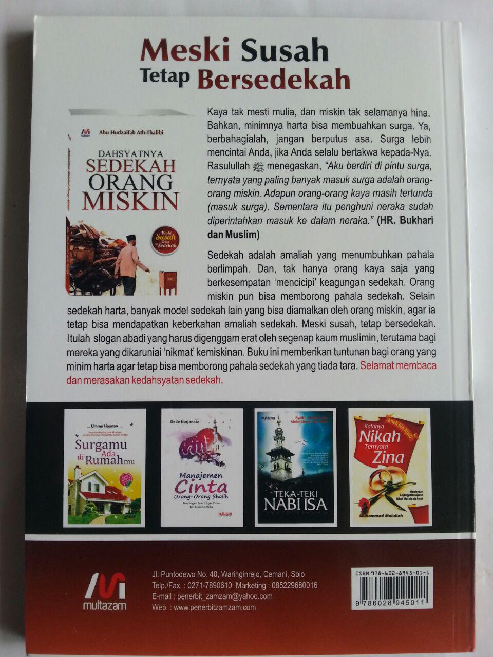 Buku Dahsyatnya Sedekah Orang Miskin cover