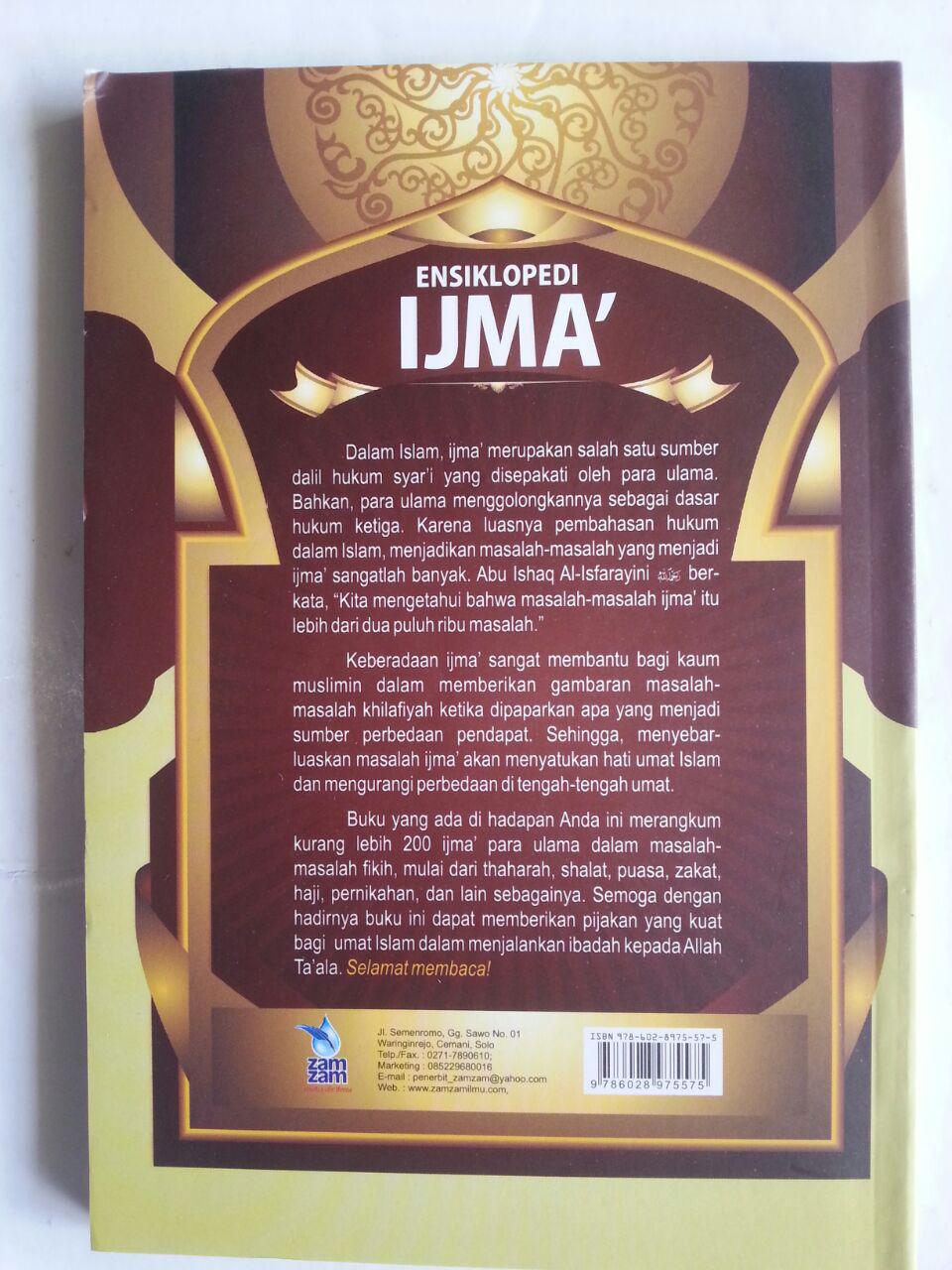 Buku Ensiklopedi Ijma 200 Perkara Ibadah Yang Disepakati cover