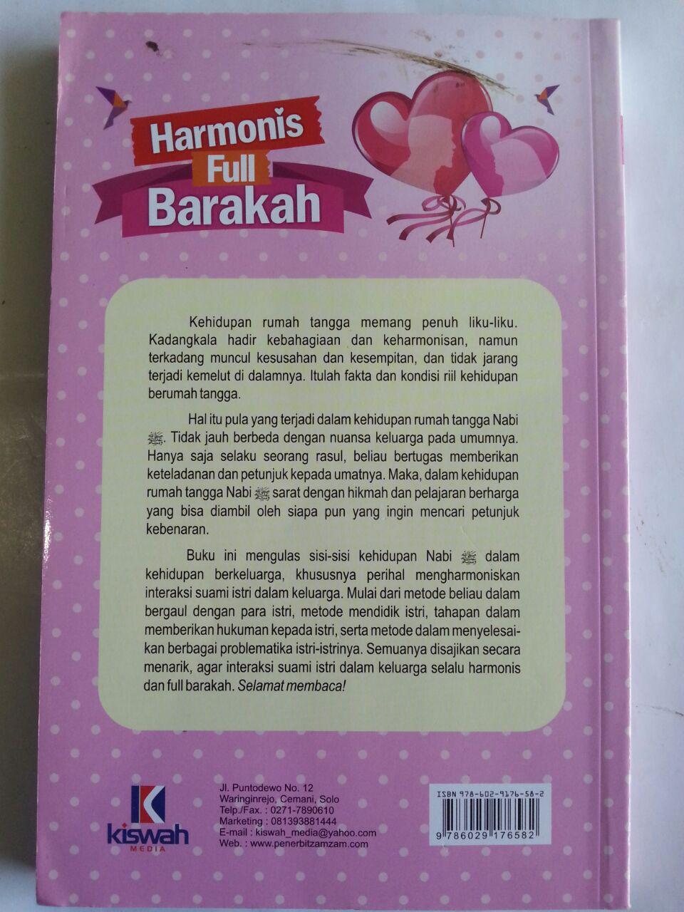 Buku Harmonis Full Barakah Cara Nabi Mewujudkan Keharmonisan cover