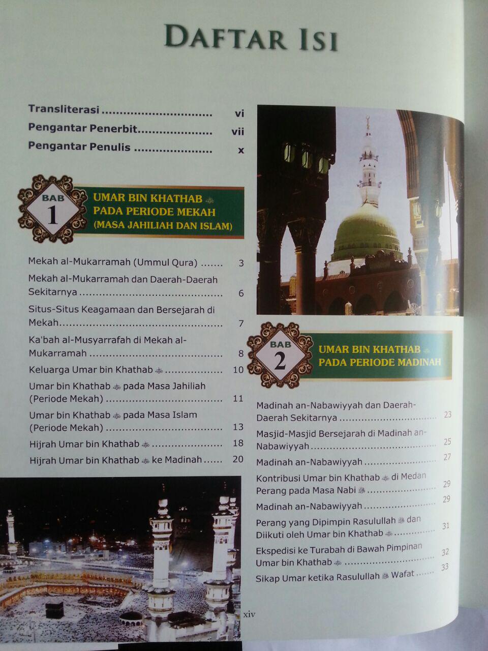 Buku Jejak Khulafaur Rasyidin Umar bin Khathab isi