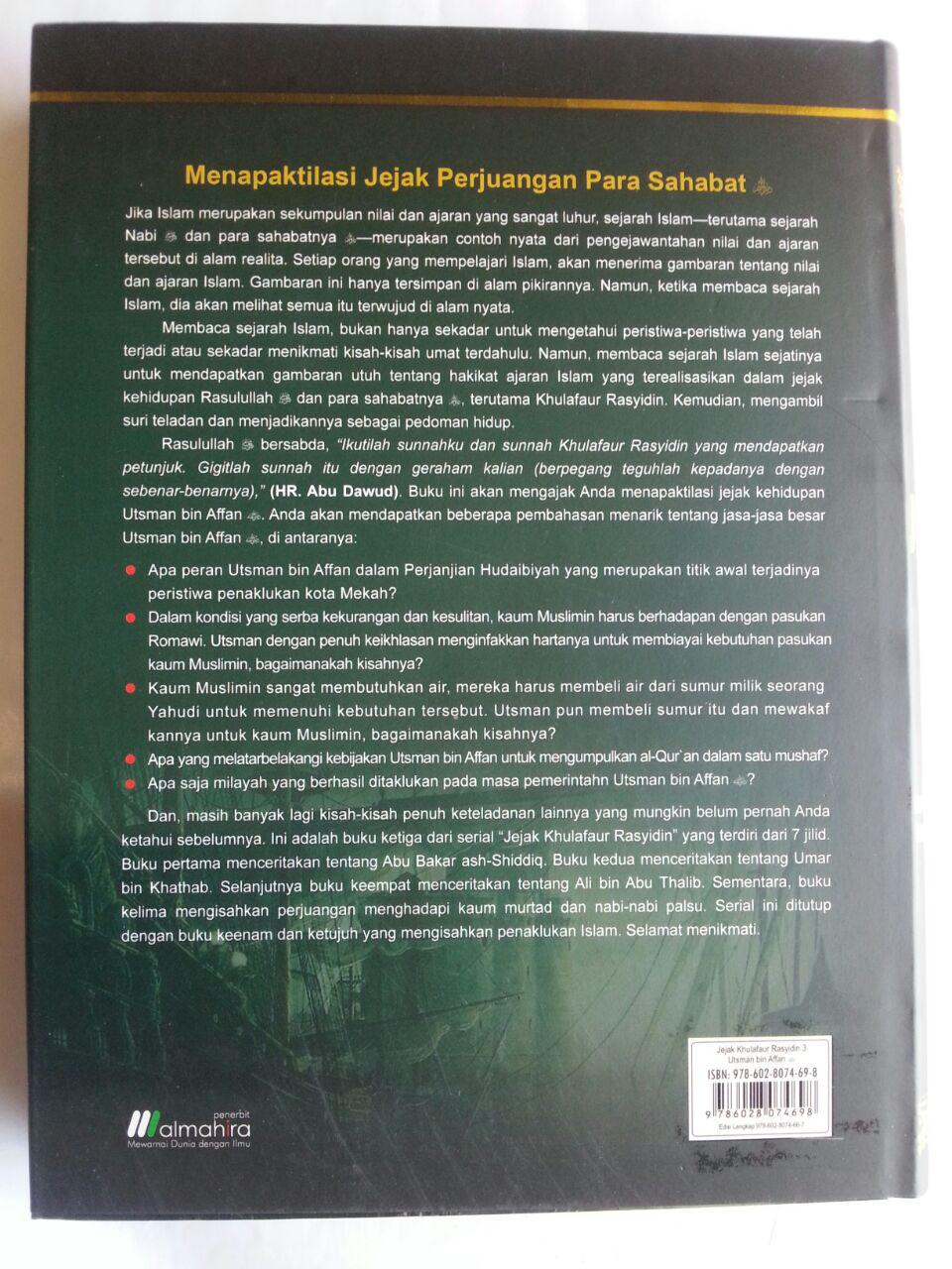 Buku Jejak Khulafaur Rasyidin Utsman bin Affan cover