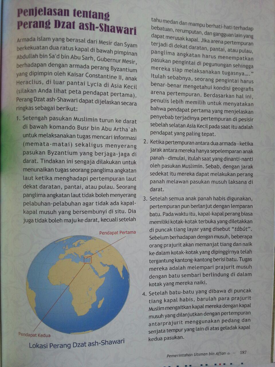 Buku Jejak Khulafaur Rasyidin Utsman bin Affan isi 3