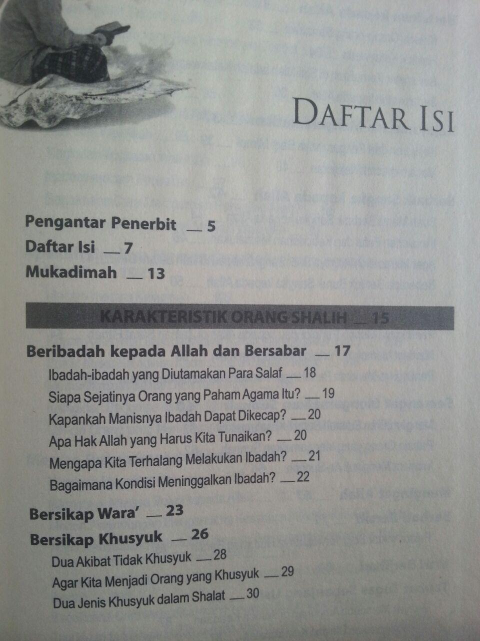 Buku Karakter Rajulun Shalih Kepribadian Menurut Quran Sunnah isi 2