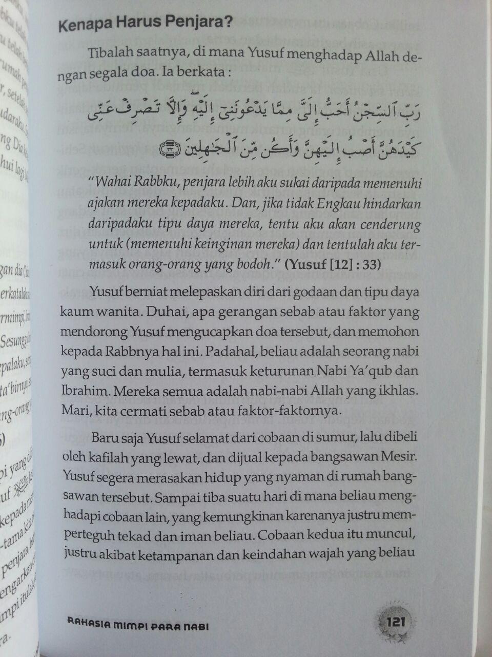 Buku Keajaiban Mimpi Nabi Disertai Kode Etik Menafsirkan Mimpi isi 3