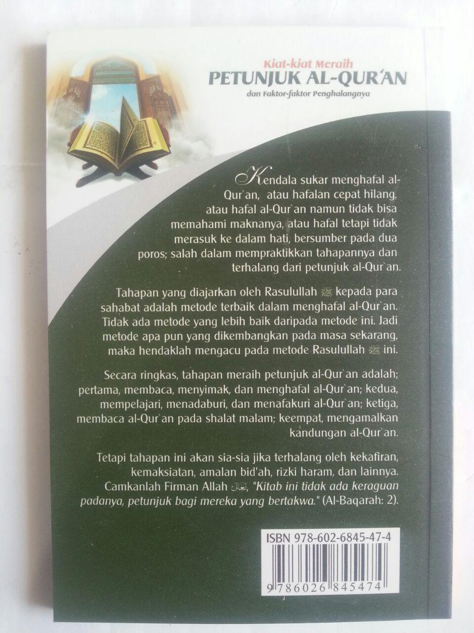 Buku Kiat-Kiat Meraih Petunjuk Al-Qur'an Dan Faktor Penghalang cover