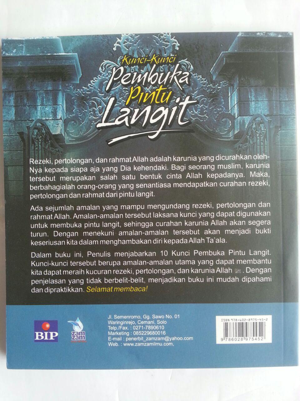 Buku Kunci-Kunci Pembuka Pintu Langit Amalan-Amalan Unggulan cover