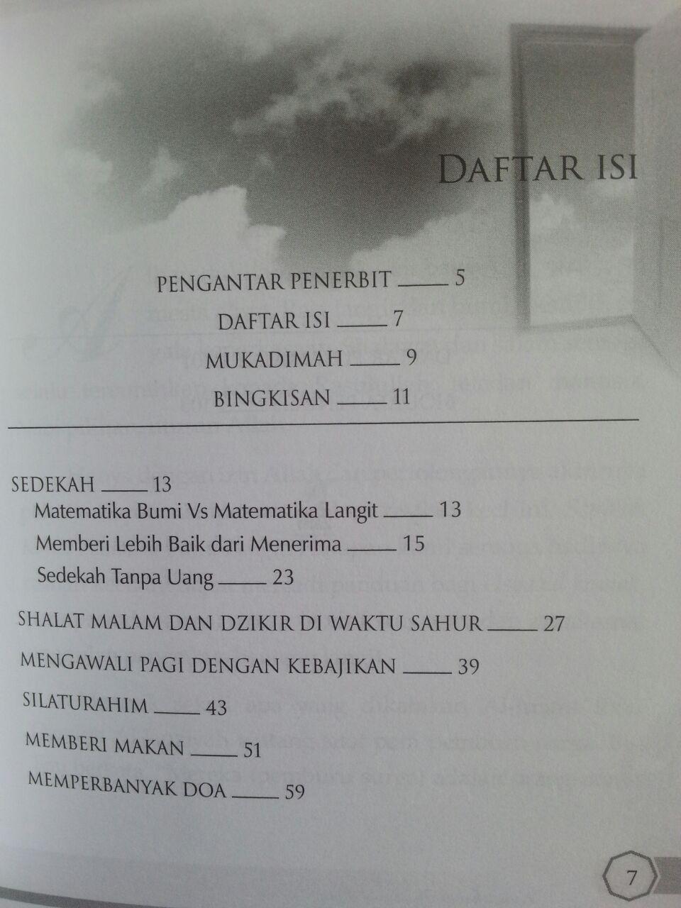 Buku Kunci-Kunci Pembuka Pintu Langit Amalan-Amalan Unggulan isi