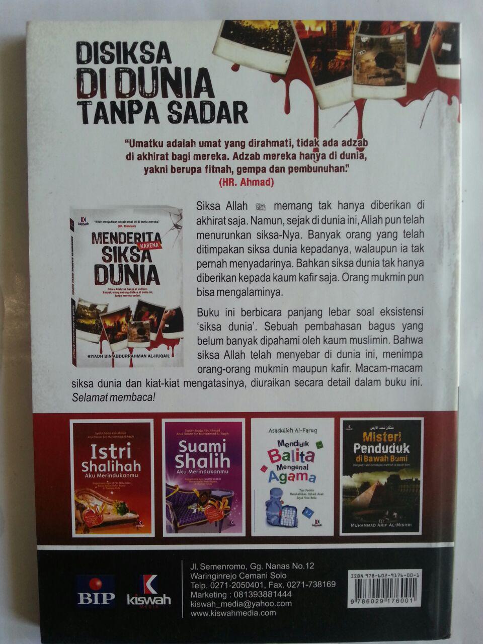 Buku Menderita Karena Siksa Dunia cover