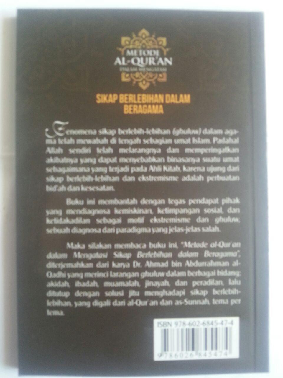 Buku Metode Al-Qur'an Dalam Mengatasi Sikap Berlebihan Dalam Agama cover