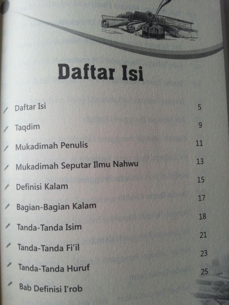 Buku Mudah Memahami Ilmu Nahwu Untuk Pemula isi 2