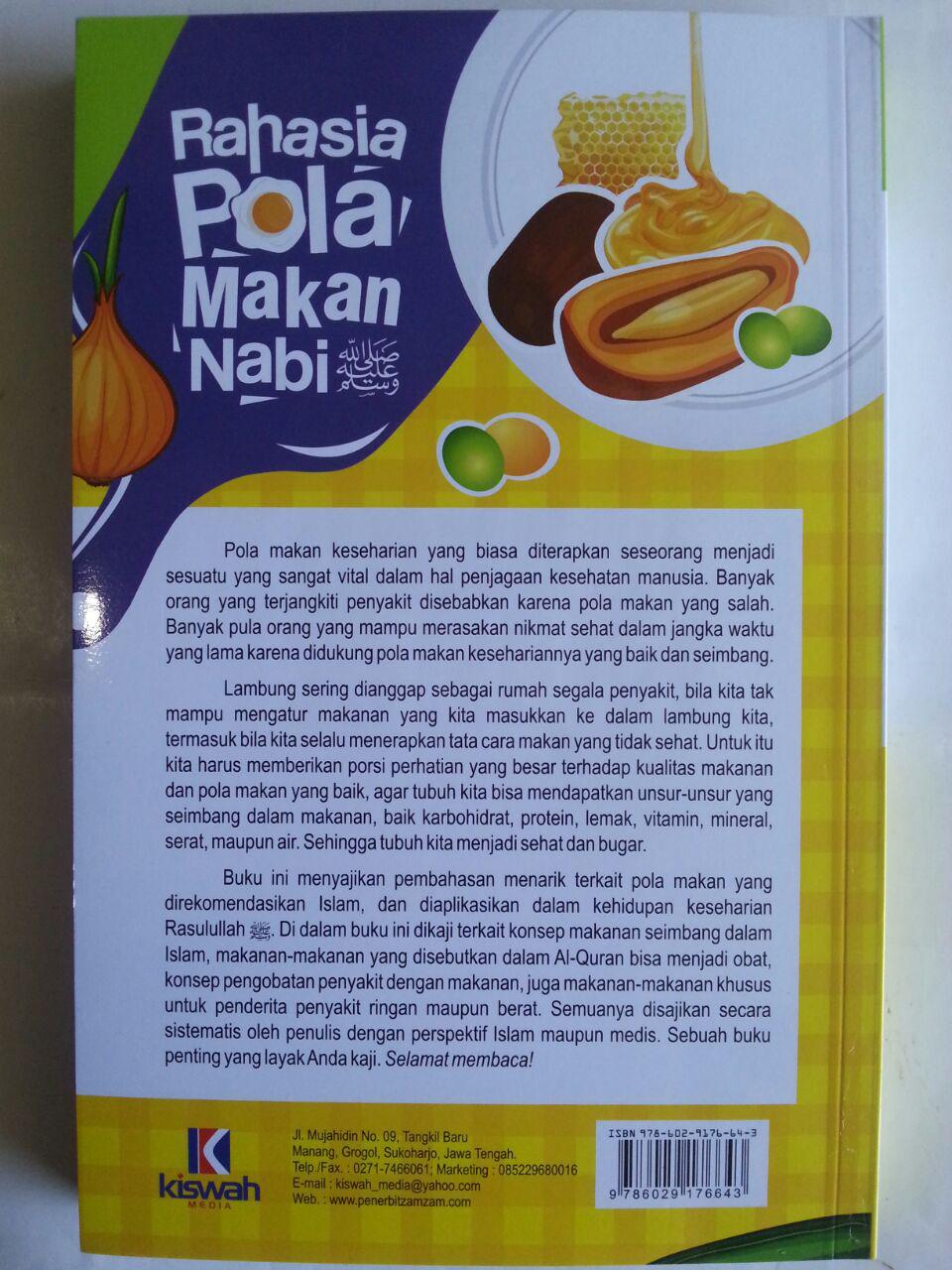 Buku Rahasia Pola Makan Nabi Konsep Makanan Sehat cover