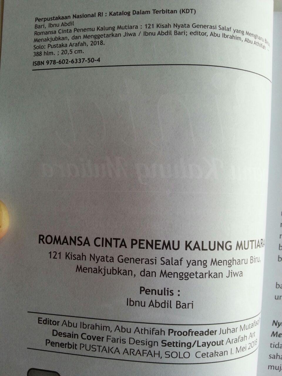 Buku Romantika Cinta Penemu Kalung Mutiara isi 2