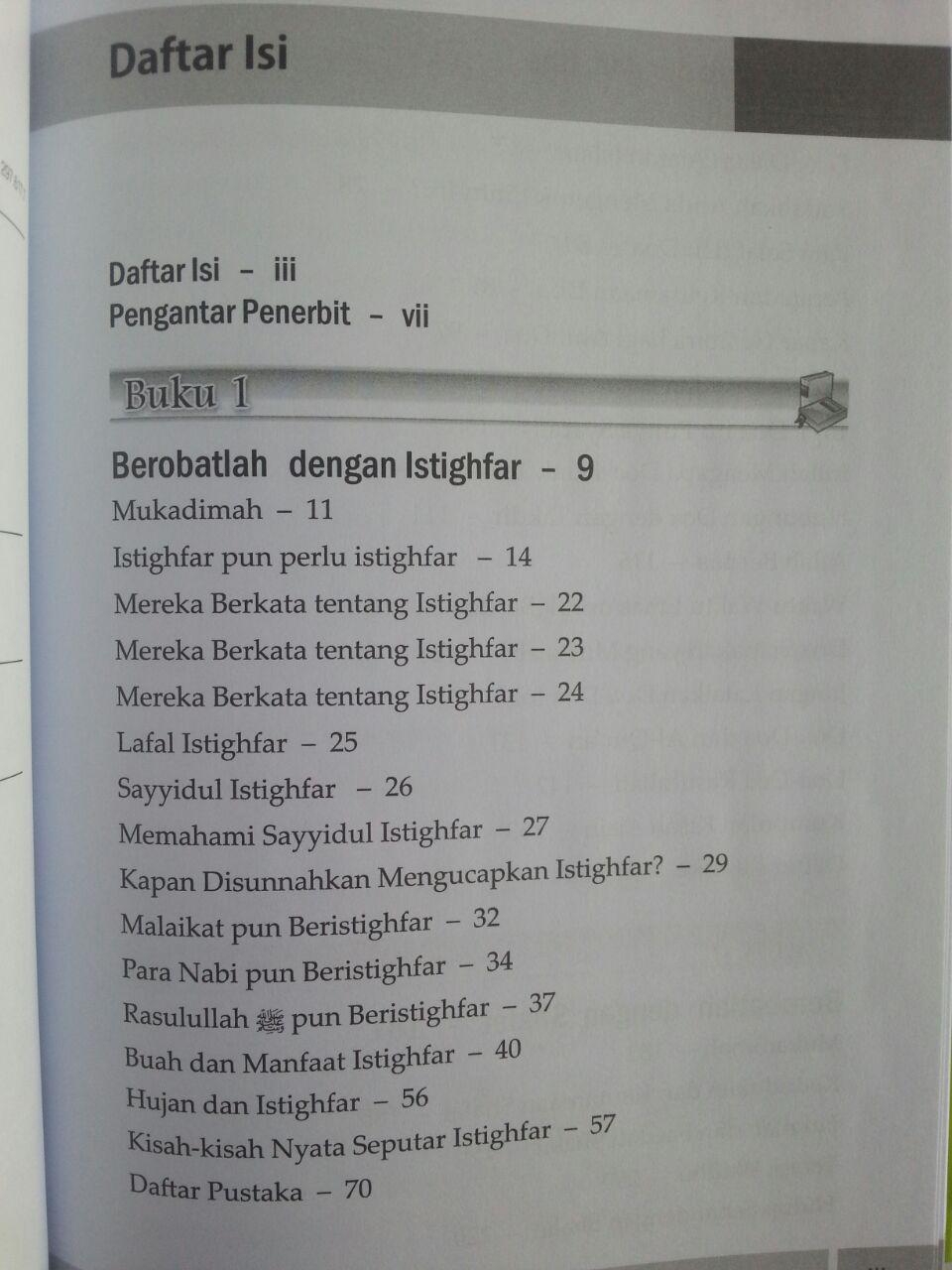 Buku Terapi Dengan Ibadah Istighfar Sedekah Doa Dll isi 2