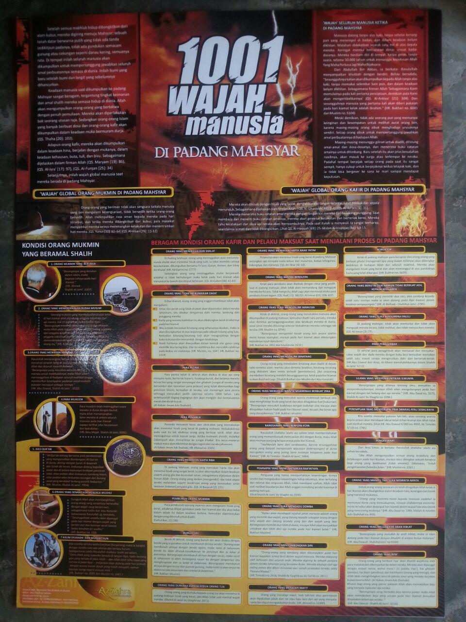 Poster 1001 Wajah Manusia Di Padang Mahsyar 3