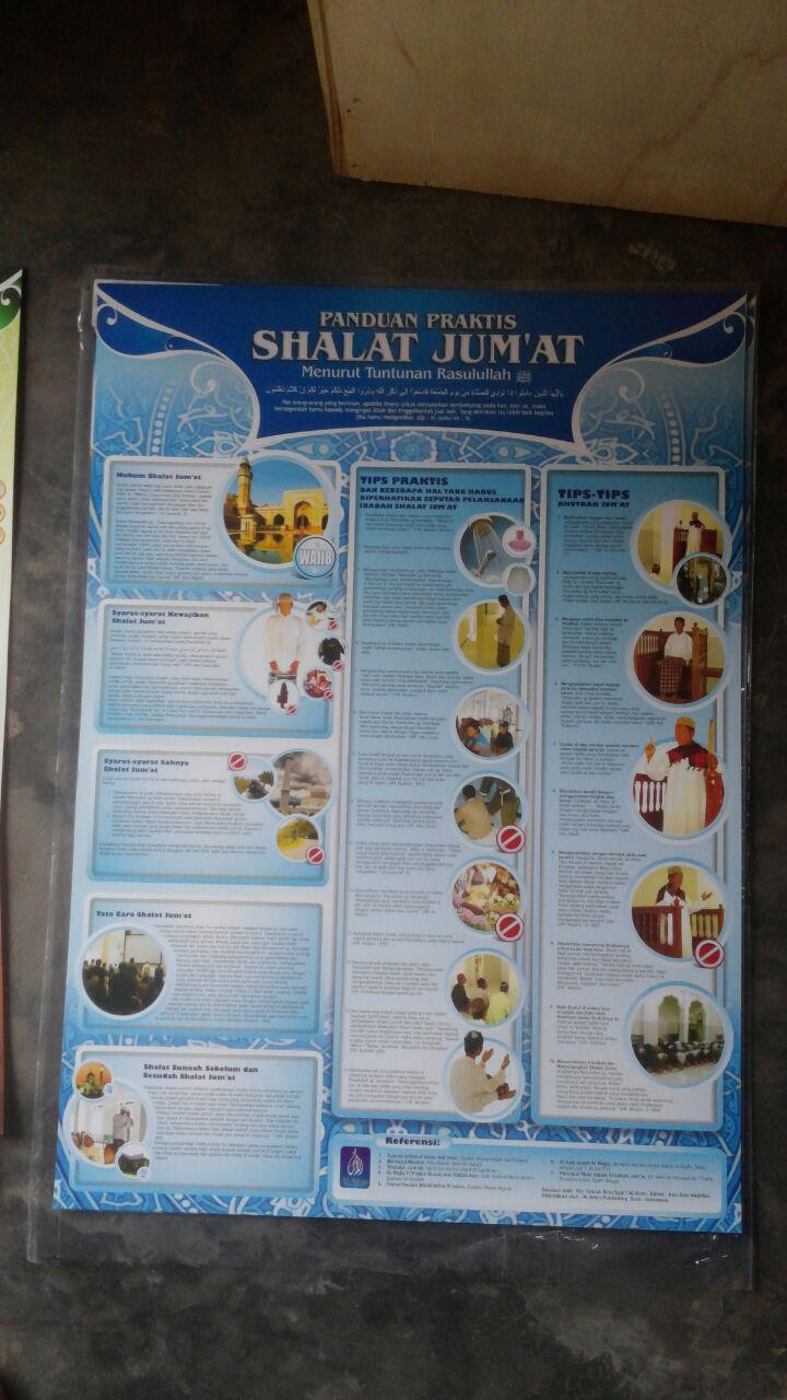 Poster Pandan Praktis Shalat Jumat Menurut Tuntunan Rasulullah 15,000 15% 12,750