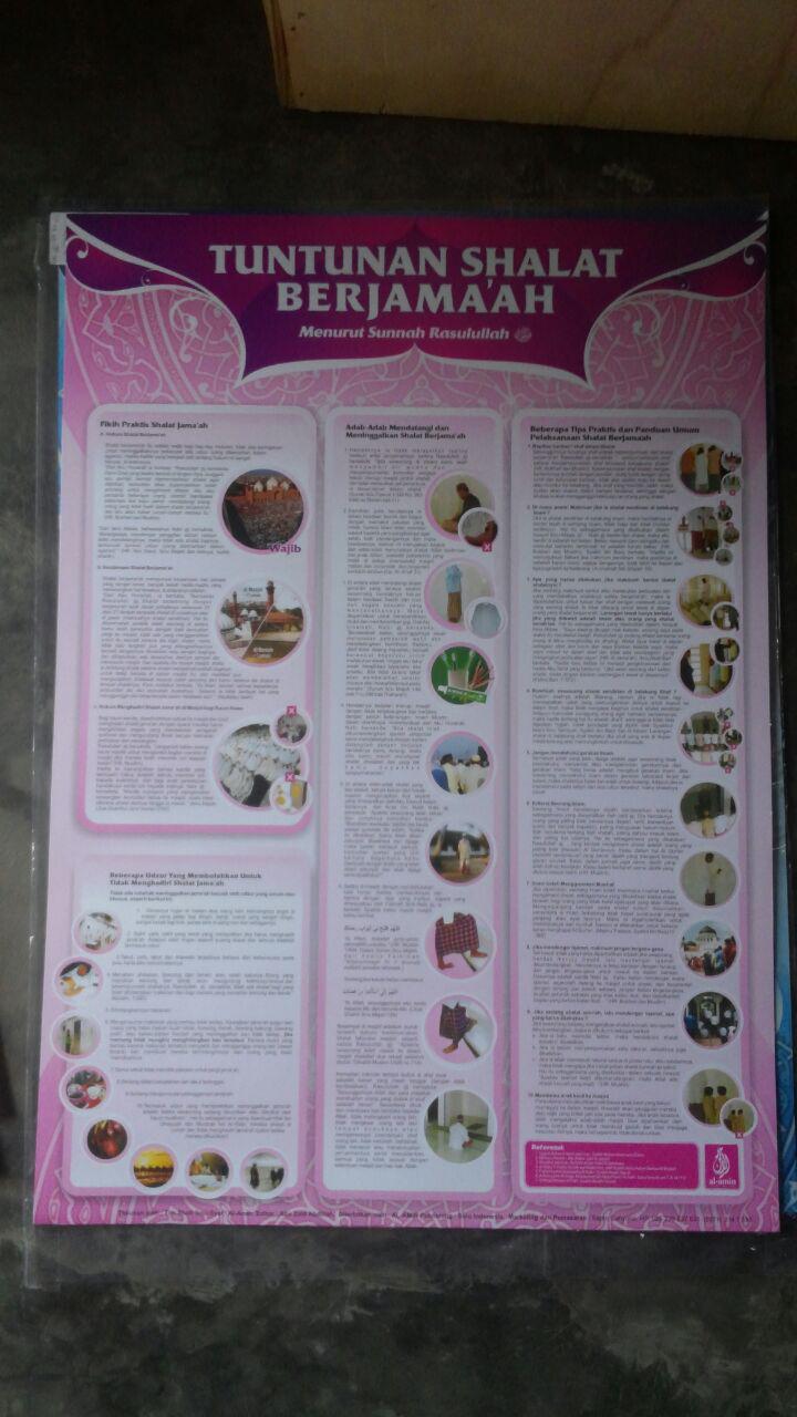 Poster Tuntunan Shalat Berjamaah Menurut Sunnah Rasulullah 15,000 15% 12,750