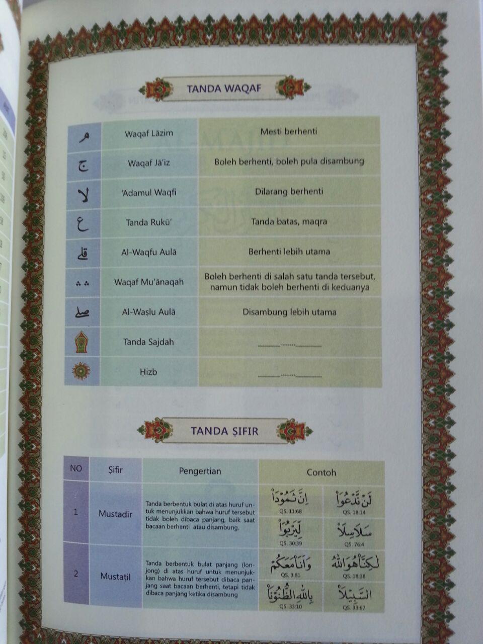 Al-Quran Terjemah Dan Tajwid Warna Al-Majid Ukuran A5 isi