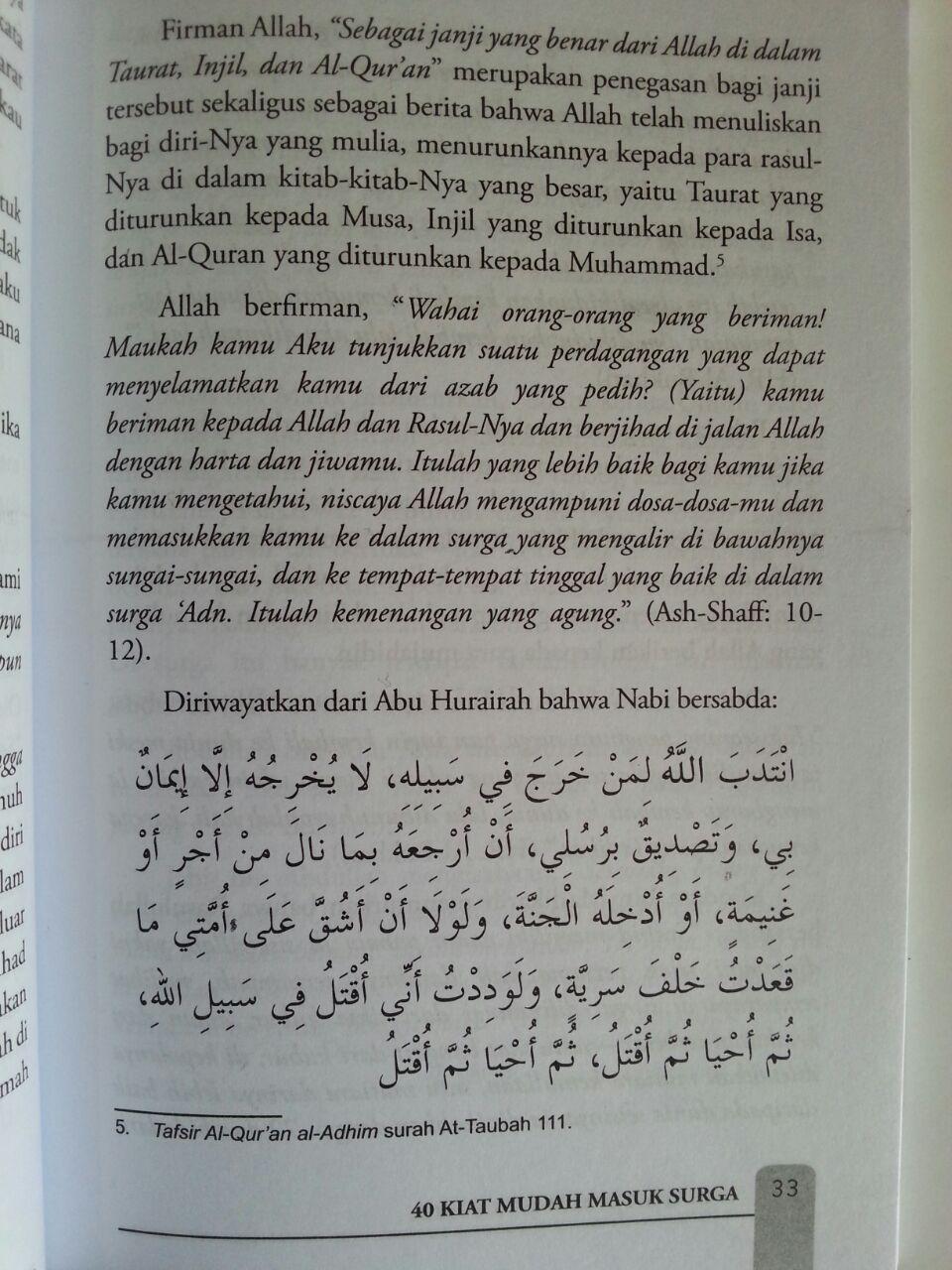 Buku 40 Kiat Mudah Masuk Surga Ringan Dan Mudah Diamalkan isi 3