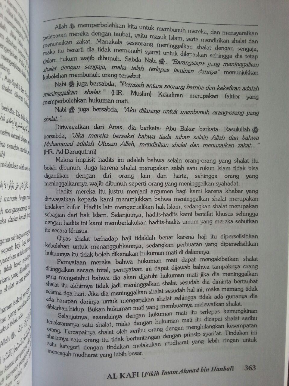 Buku Al Kafi Fikih Imam Ahmad Al Hanbali Jilid 1 isi 3