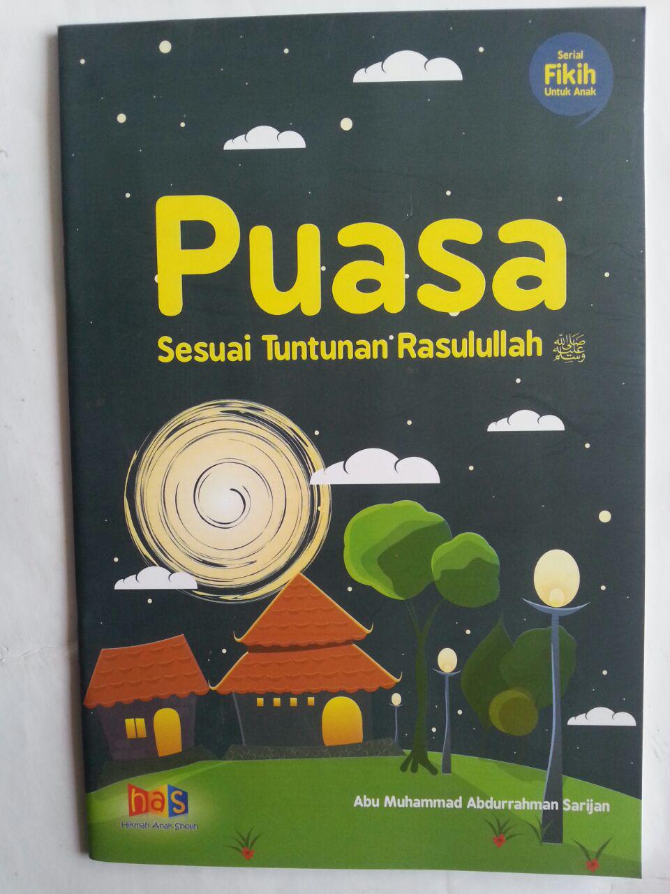 Buku Anak Puasa Sesuai Tuntunan Rasulullah cover 2