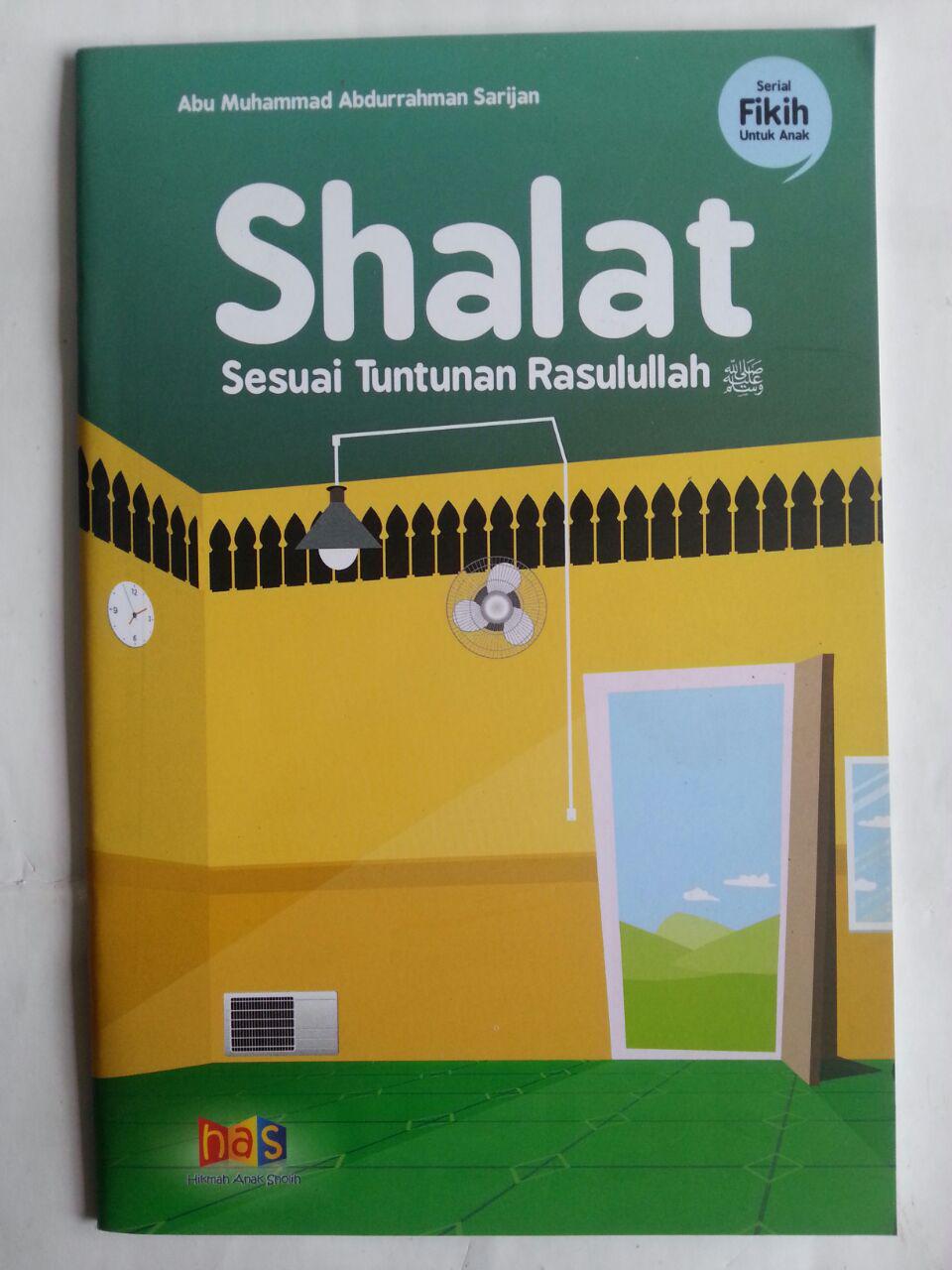 Buku Anak Shalat Sesuai Tuntunan Rasulullah cover 2