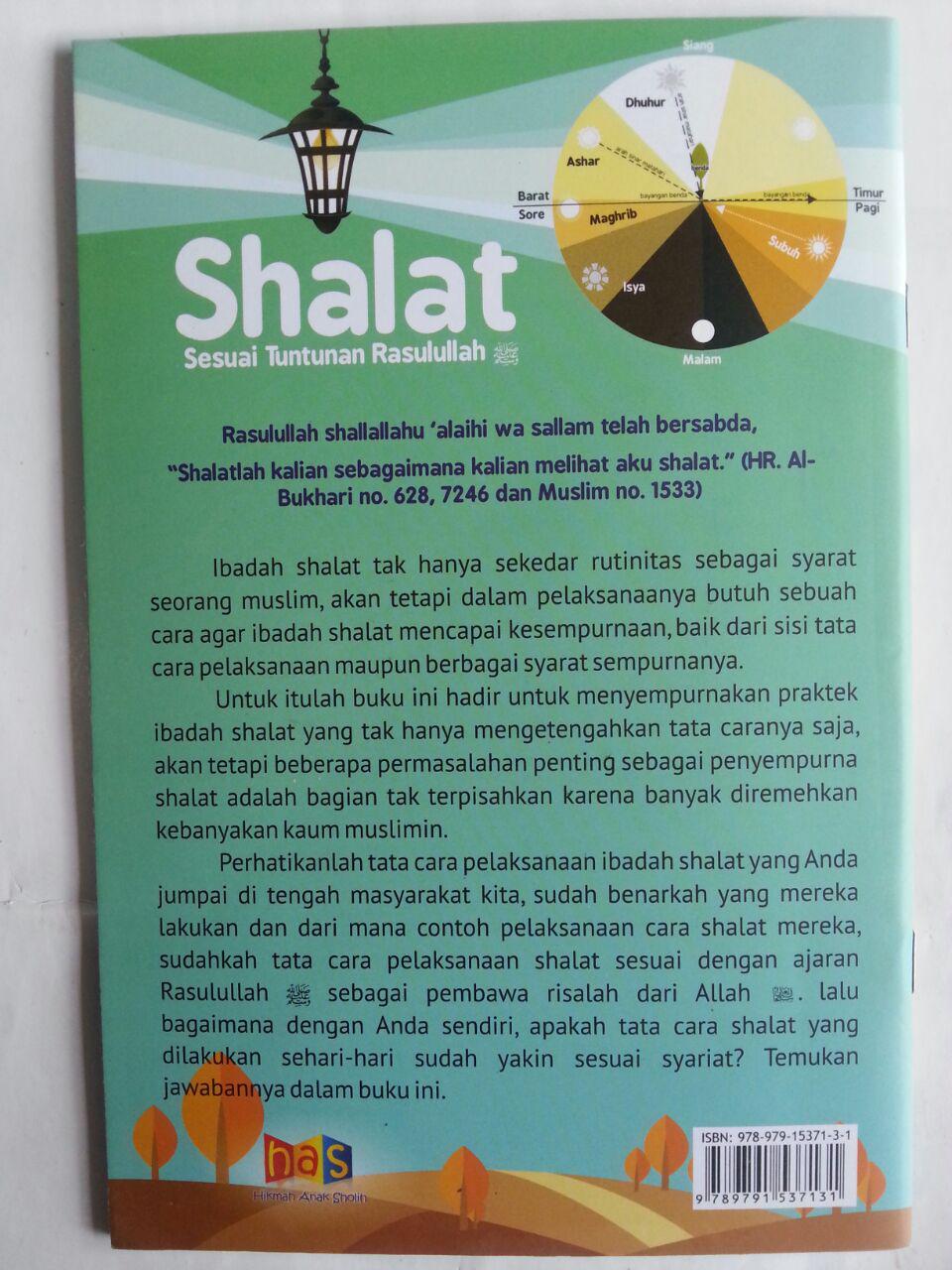 Buku Anak Shalat Sesuai Tuntunan Rasulullah cover
