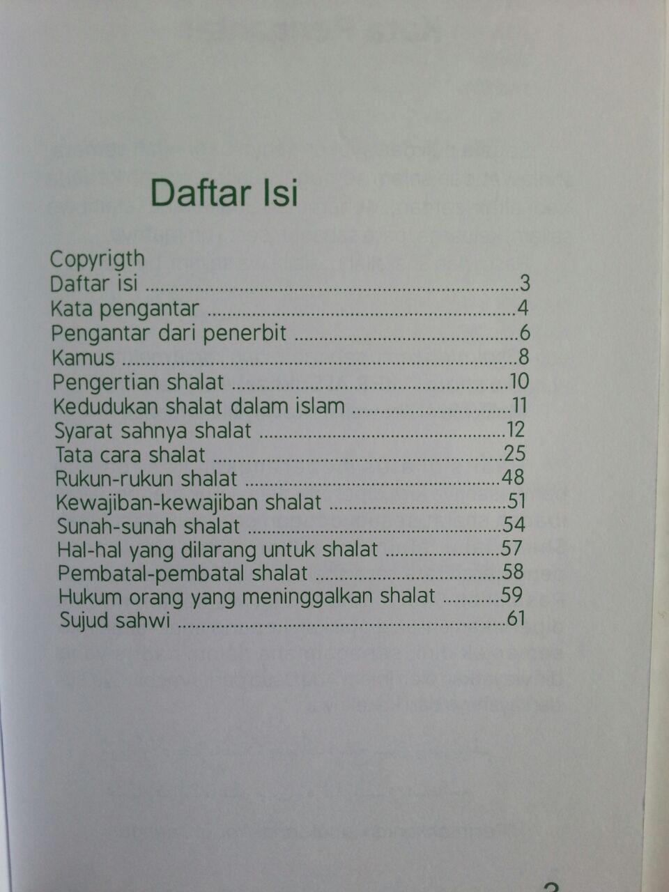 Buku Anak Shalat Sesuai Tuntunan Rasulullah isi 2