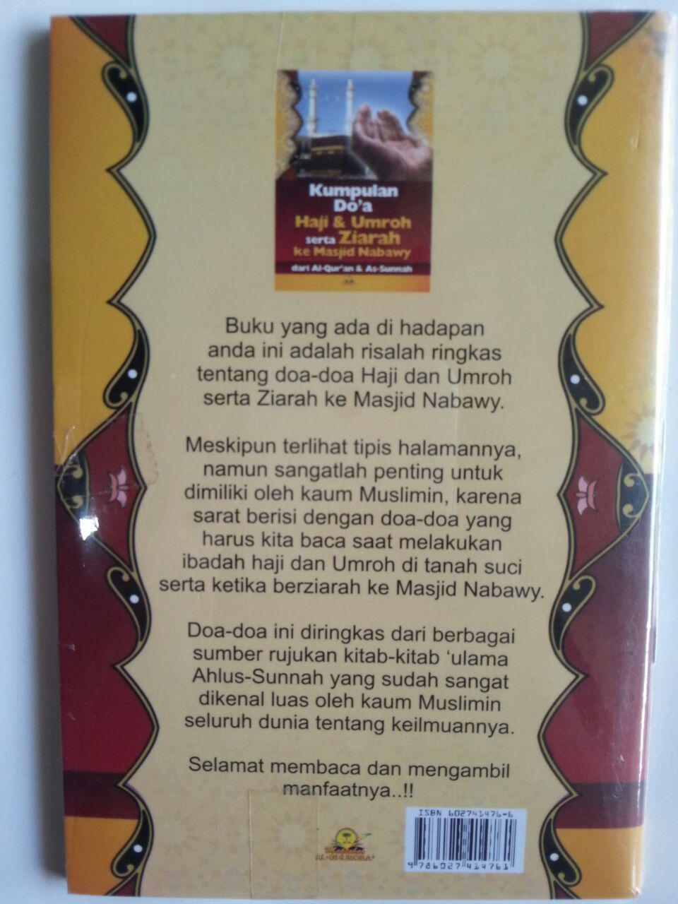Buku Bimbingan Lengkap Haji Dan Umroh Ziarah Masjid Nabawy cover 2