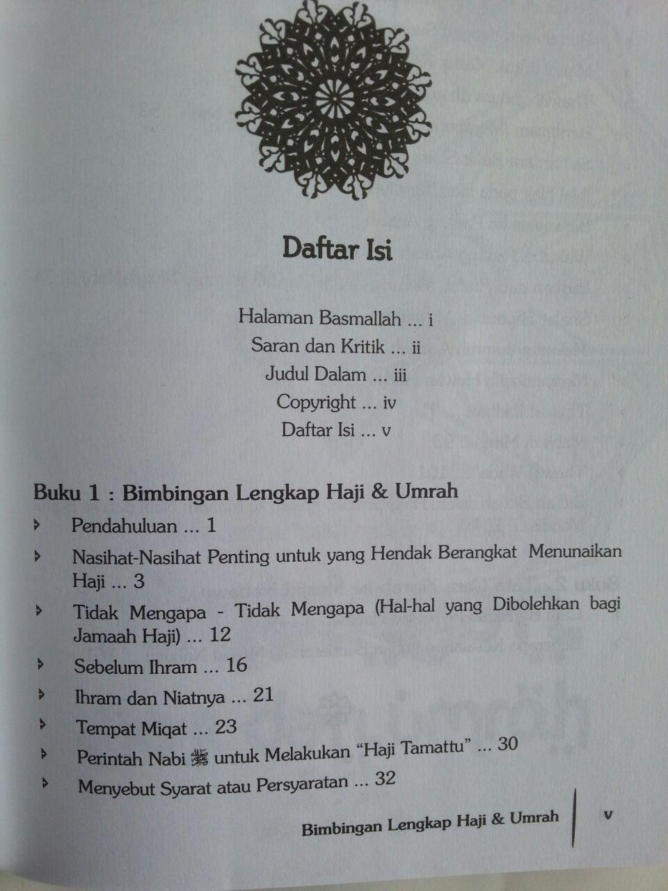 Buku Bimbingan Lengkap Haji Dan Umroh Ziarah Masjid Nabawy isi 2