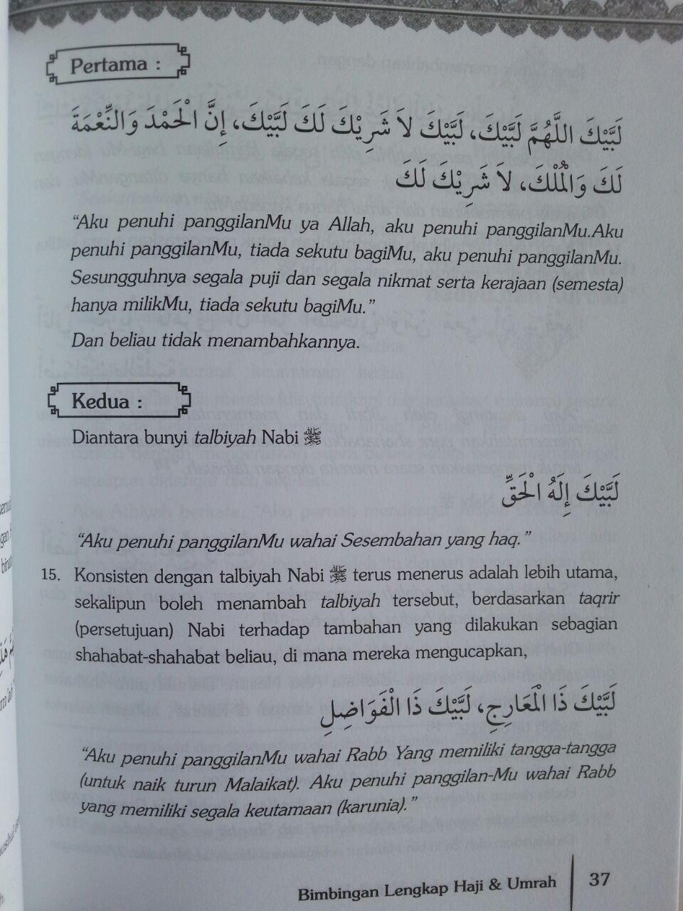 Buku Bimbingan Lengkap Haji Dan Umroh Ziarah Masjid Nabawy isi 3