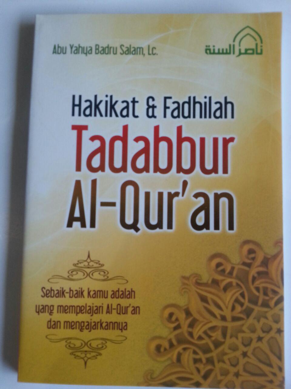 Buku Hakikat Dan Fadhilah Tadabbur Al-Qur'an cover 2