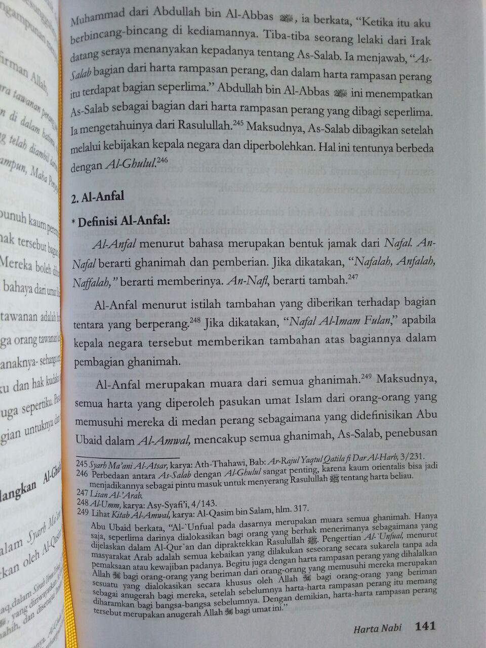 Buku Harta Nabi Sumber Pembelanjaan Dan Wakaf isi 3