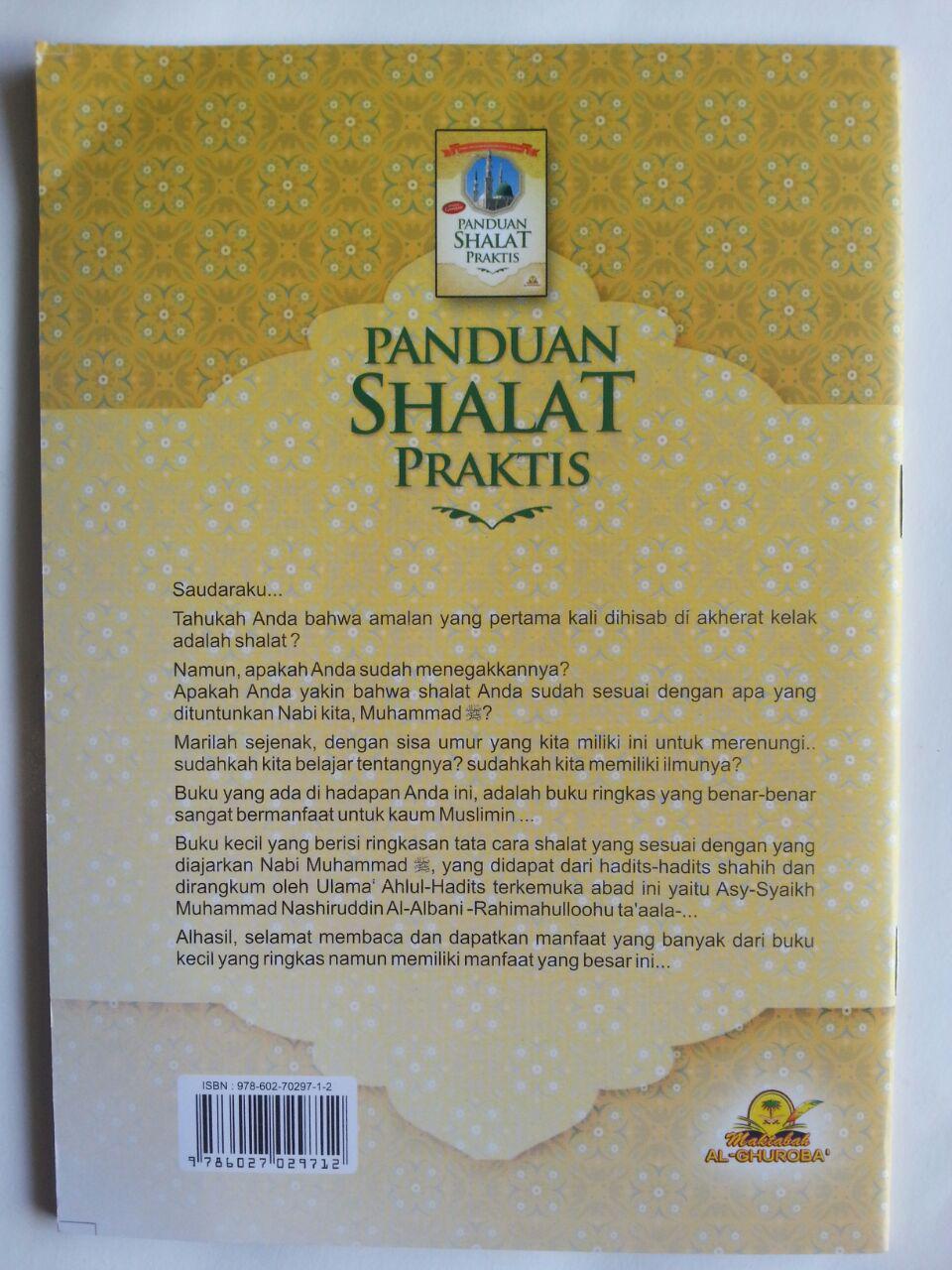 Buku Panduan Shalat Praktis Disertai Gambar Syaikh Albani cover