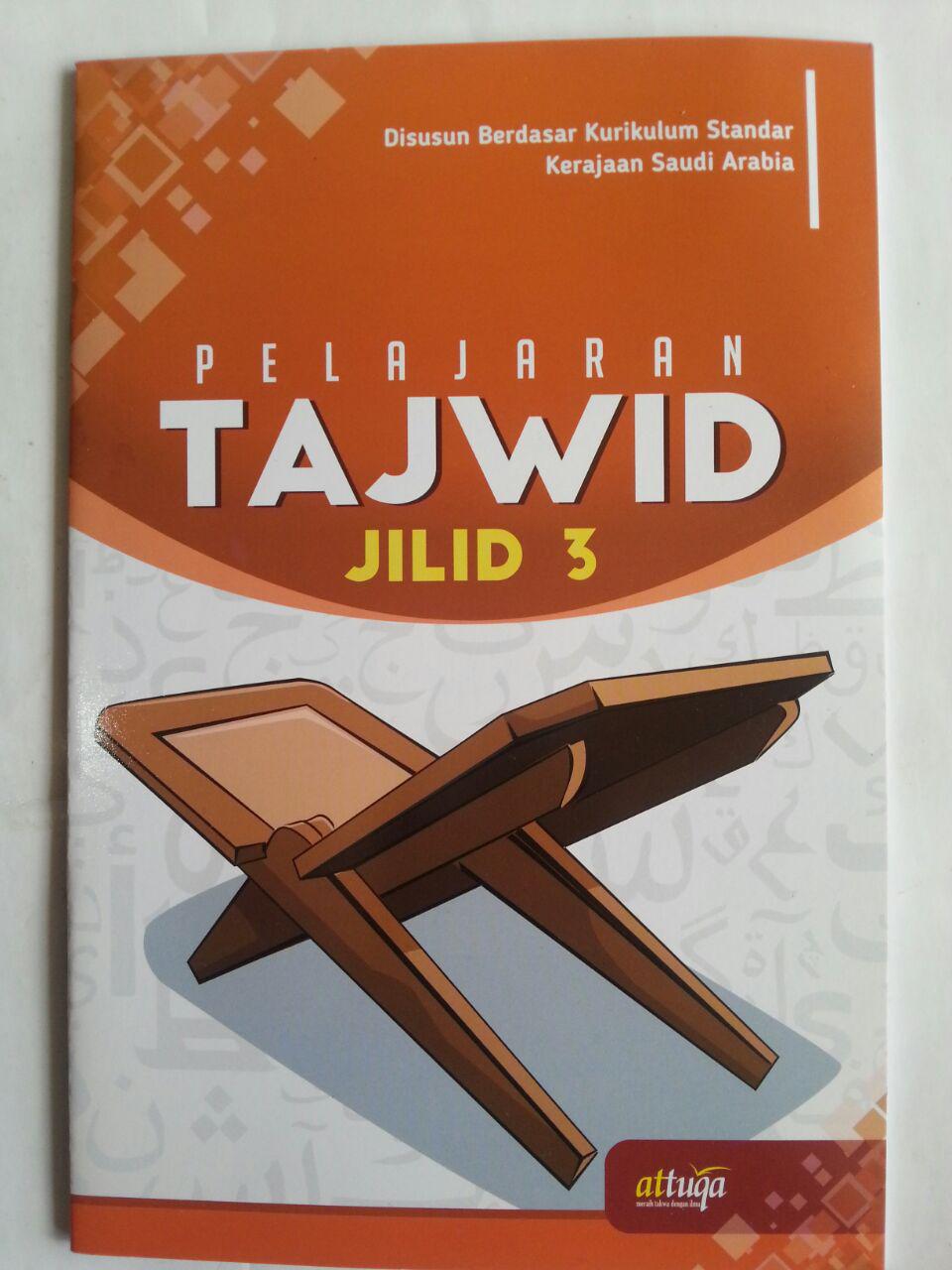 Buku Pelajaran Tajwid Berdasar Kurikulum Saudi Arabia Jilid 3 cover 2