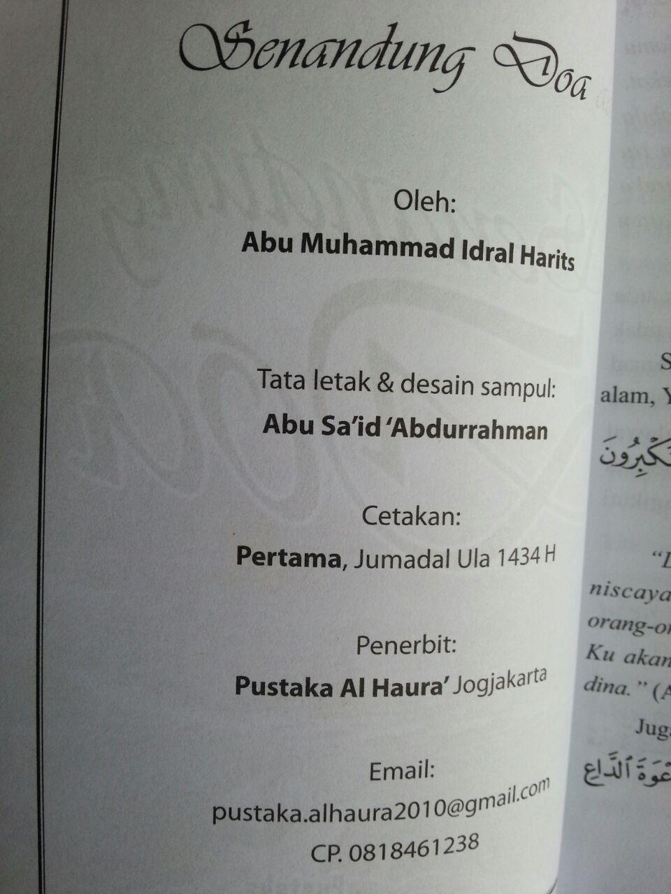 Buku Senandung Doa isi