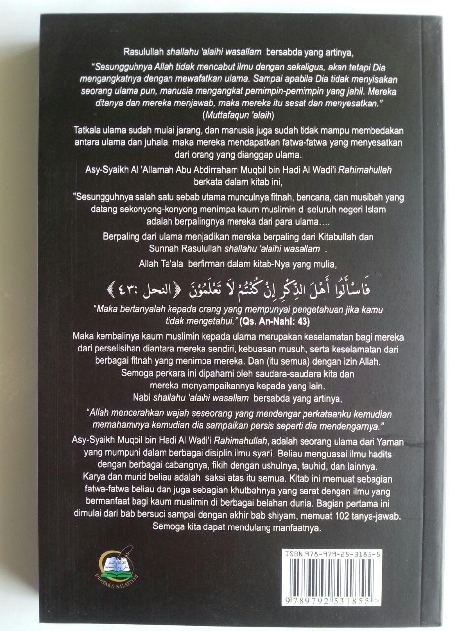 Buku Tanya Jawab Bersama Syaikh Muqbil Set 2 Jilid cover