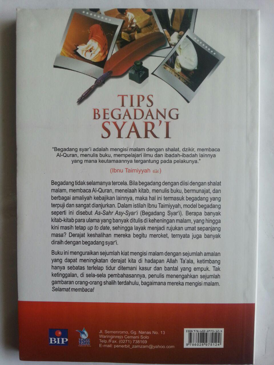 Buku Tips Begadang Syar'I Mendulang Berkah Malam cover