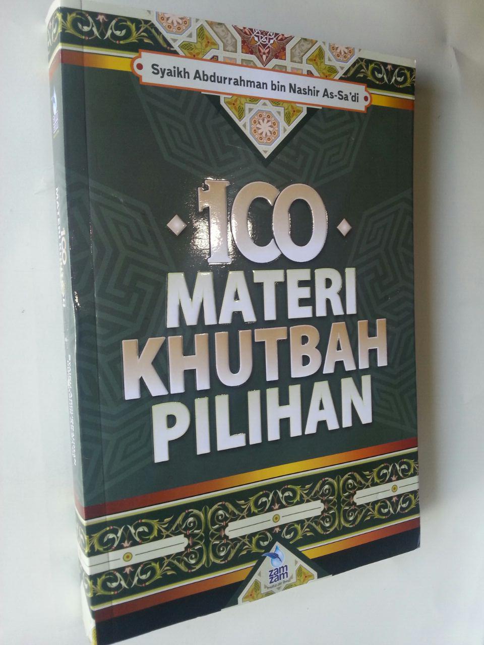 Buku 100 Materi Khutbah Pilihan cover