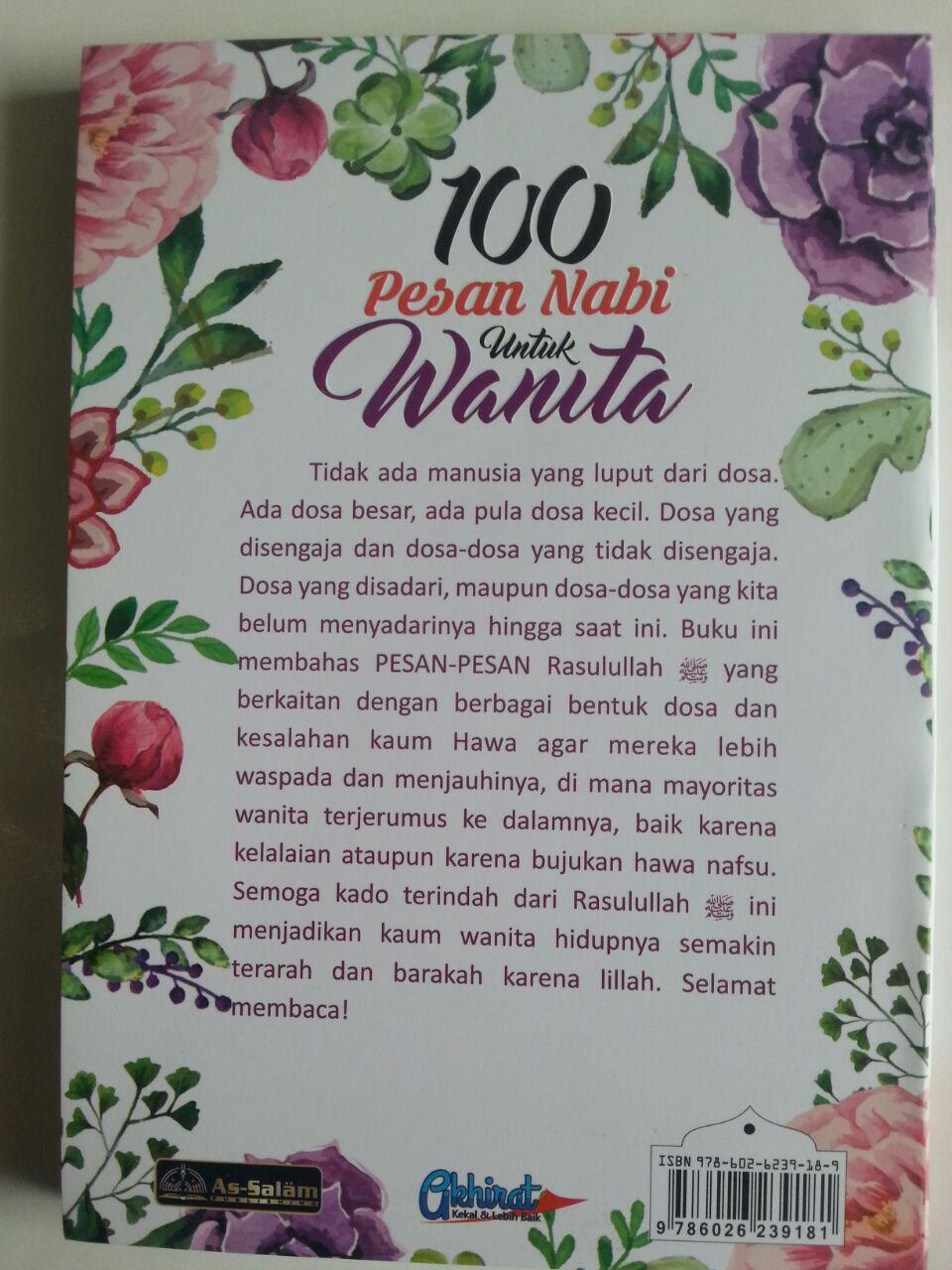 Buku 100 Pesan Nabi Untuk Wanita cover
