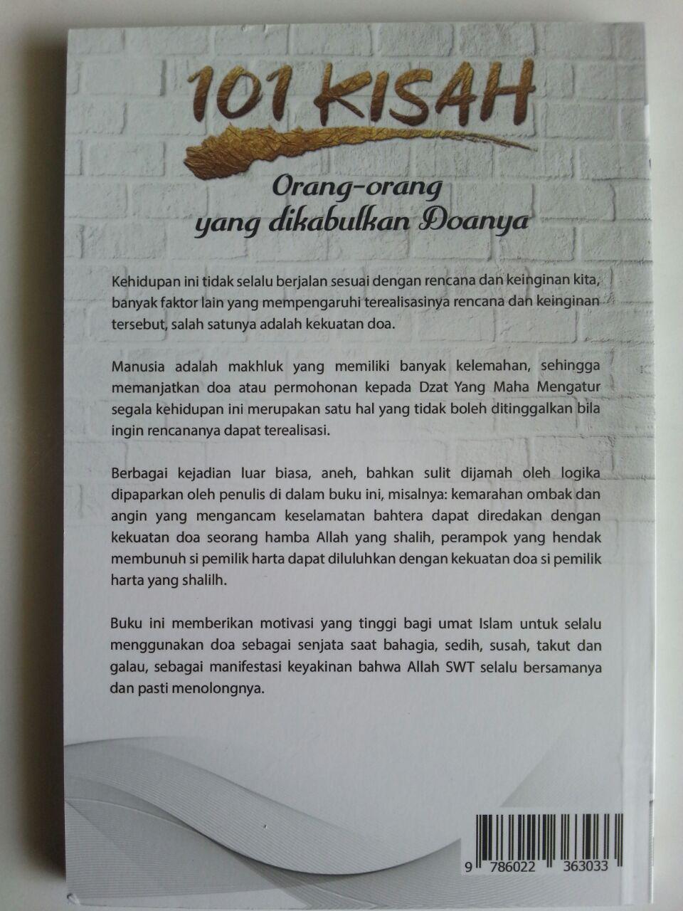 Buku 101 Kisah Orang-Orang Yang Dikabulkan Doanya cover